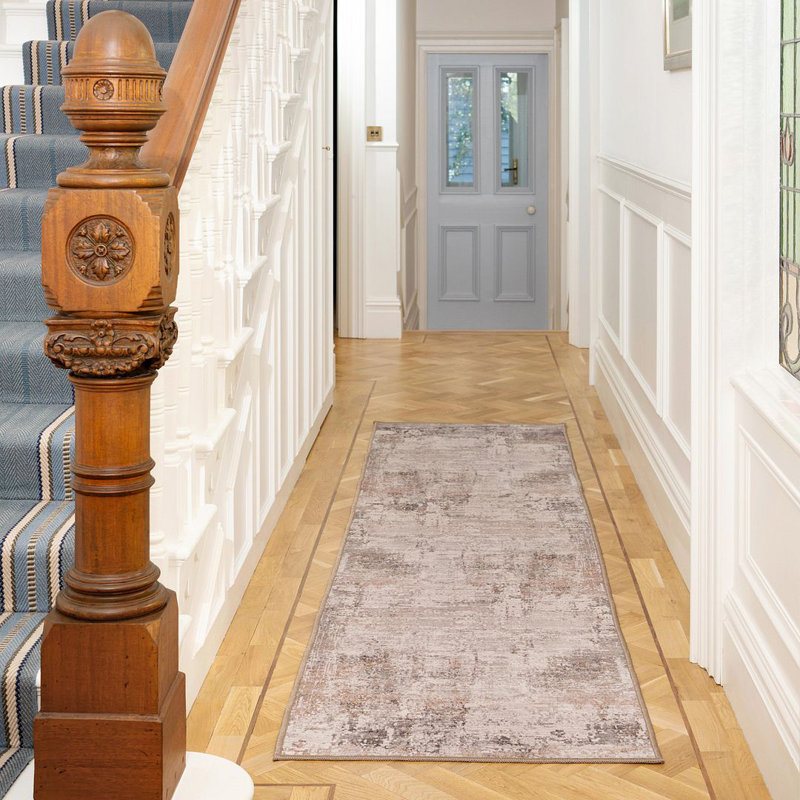 Abstract Area Rug, Runner 80 x 300 cm