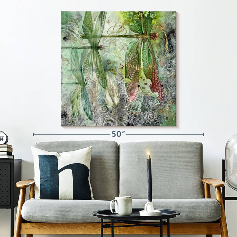 Brampt Dragonfly Flow, 33" H x 33" W