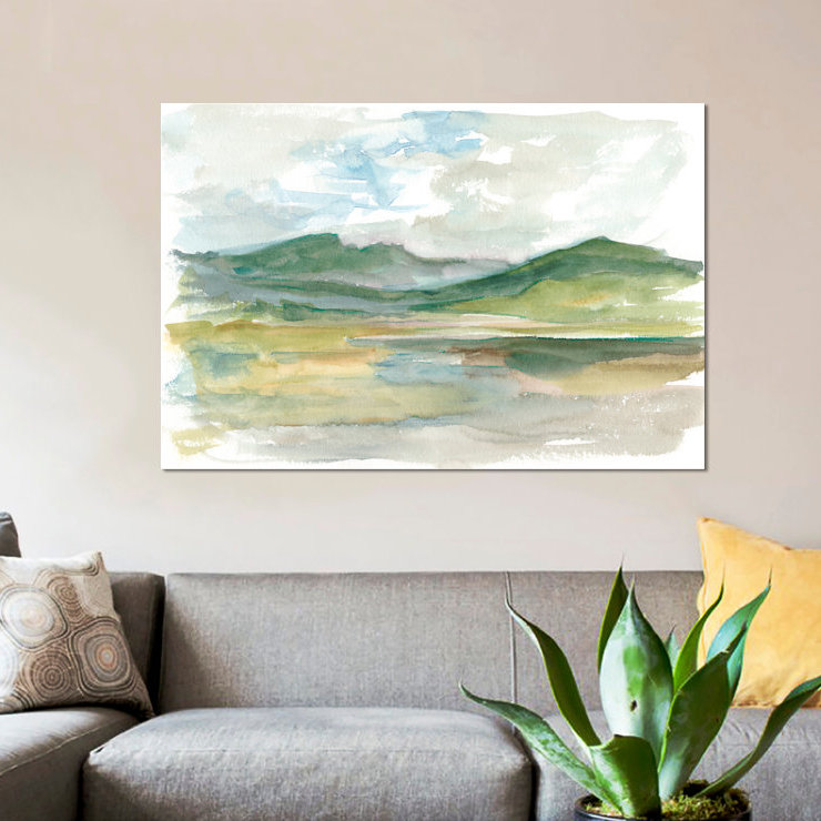 Impressionist View IV par Ethan Harper - reproduction d'art sur toile tendue, H 8 po x l 12 po x P 0,75 po, Pas de tapis