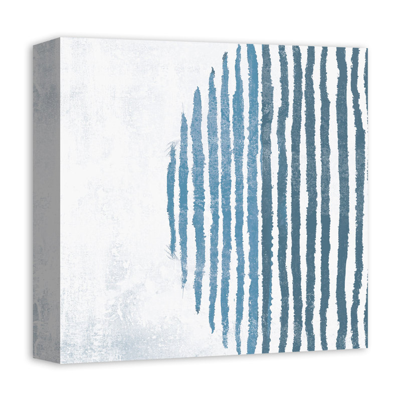 «Blue Circle Line», reproduction sur toile, H 12 po x l 12 po x P 1,25 po
