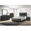 Mobilier de chambre à coucher à 2 tiroirs Glamour