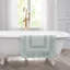 Laura Ashley Crochet Cotton 2 Pieces Bath Rugs-1818160836