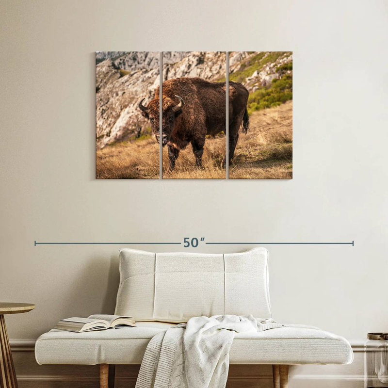 Bison de Brampt, H 24 po x l 38 po