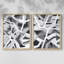 Magnetic Grays I - impression encadrée de qualité supérieure - prête à être accrochée - aucun clou requis - aucun clou requis-1567487568-1567487566