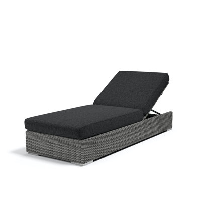 Emerald II Outdoor Wicker Chaise Lounge , Sunbrella Cushion Included