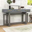 Console en bois avec trois tiroirs-478295471