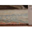 Tapis orange médaillon traditionnel 9 x 12