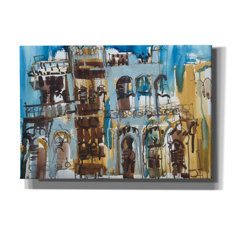 «Balconies» par Erin McGee Ferrell, art mural épique Graffiti, 26 po x 18 po, H 18 po x l 26 po