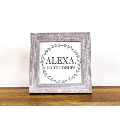 Plaque décorative de cuisine Alexa