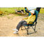 Chaise de camping pliante portative bleue - robuste avec table d'appoint pour pique-nique, pêche à la plage, pelouse-58980673