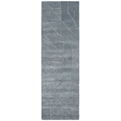 Ebern Designs Hand Tufted Wool Relief Rug