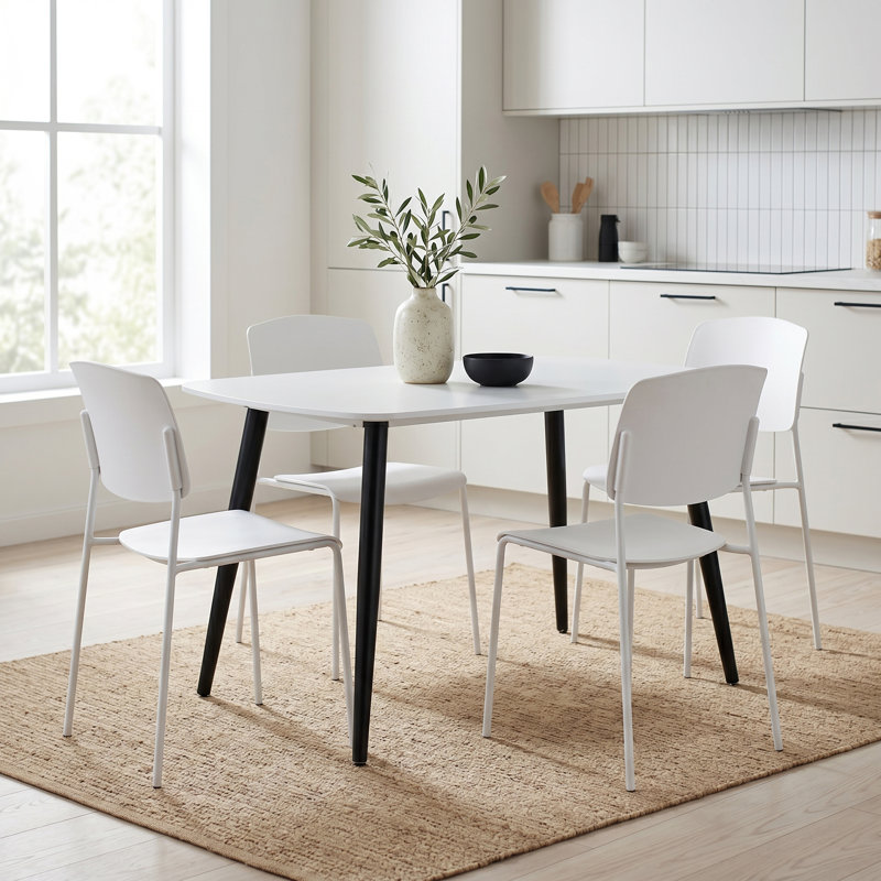 Surgoinsville Dining Set, White