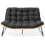 Causeuse de patio de 53,15 po de largeur Lelsie-538518278