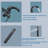 Floor Mount Freestanding Tub Filler Double Handle Waterfall Bathtub Faucet with Hand Shower & Diverter-104201104
