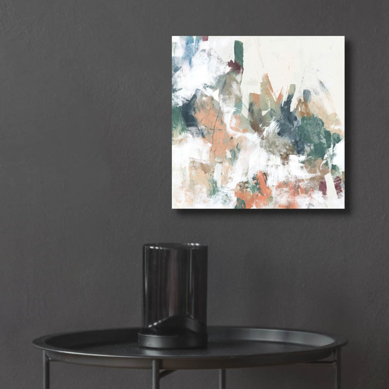  «Sticks and Stones 2» par June Erica Vess, art mural en verre acrylique, 12 po x 12 po
