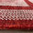 Alfa Rich Candelario Red & Burgundy Washable Woven Cotton Area Rugs for Living Room Bedroom Kitchen Dining-1539559057