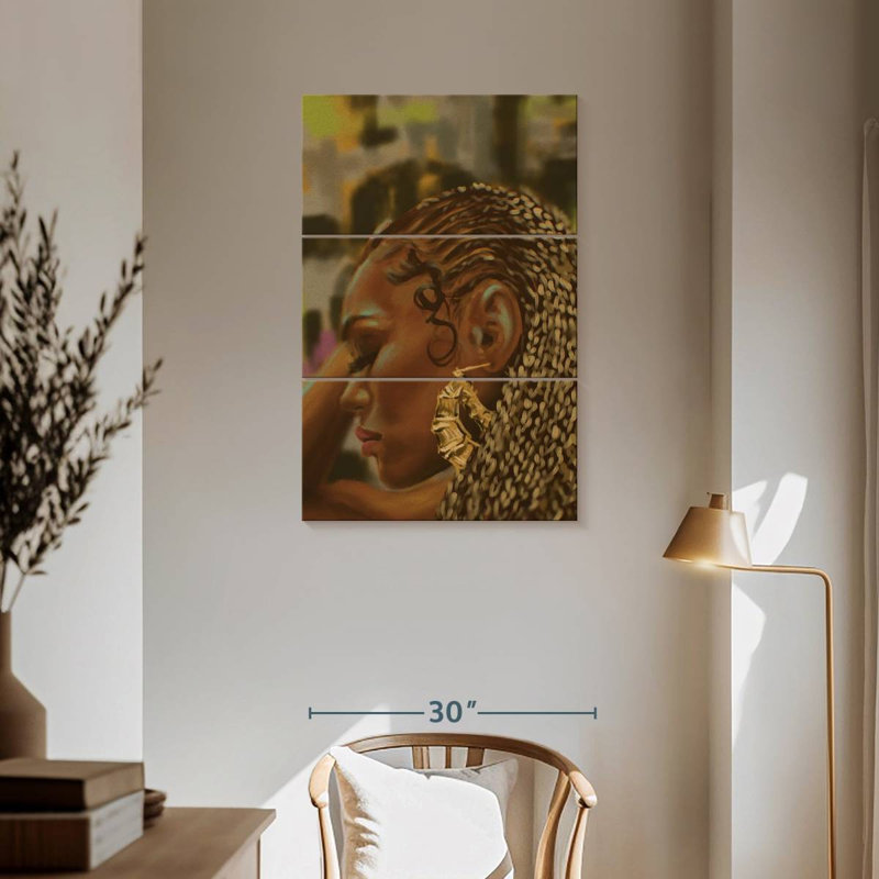 Leisha Hair Store, 57" H x 36" W