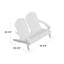 Banc de jardin en bois Dewitt Adirondack-27443938