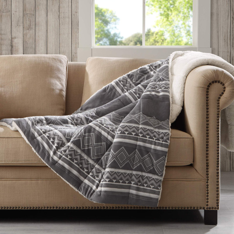 Anderson Print Mink Down Alternative Filled Throw