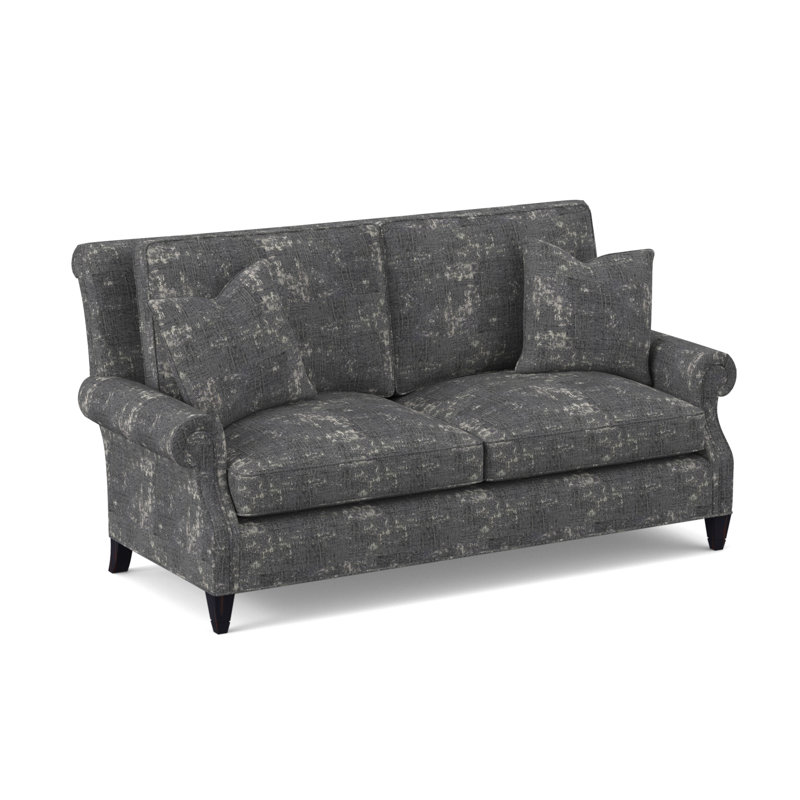 Library Sofa, Vintage Ebony, Elise Linen