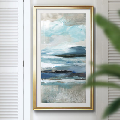 «Distant Drama II», peinture sur toile encadrée