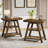 3-Tier Farmhouse End Table Narrow Sofa Side Table