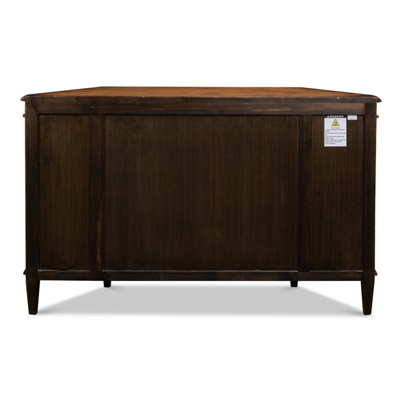 Wrenn 58'' W Solid Wood, Brown