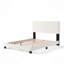 Lit plateforme tapissier en lin-1358526-1358520