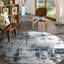 Tapis gris / bleu / ivoire Willington-1656836862