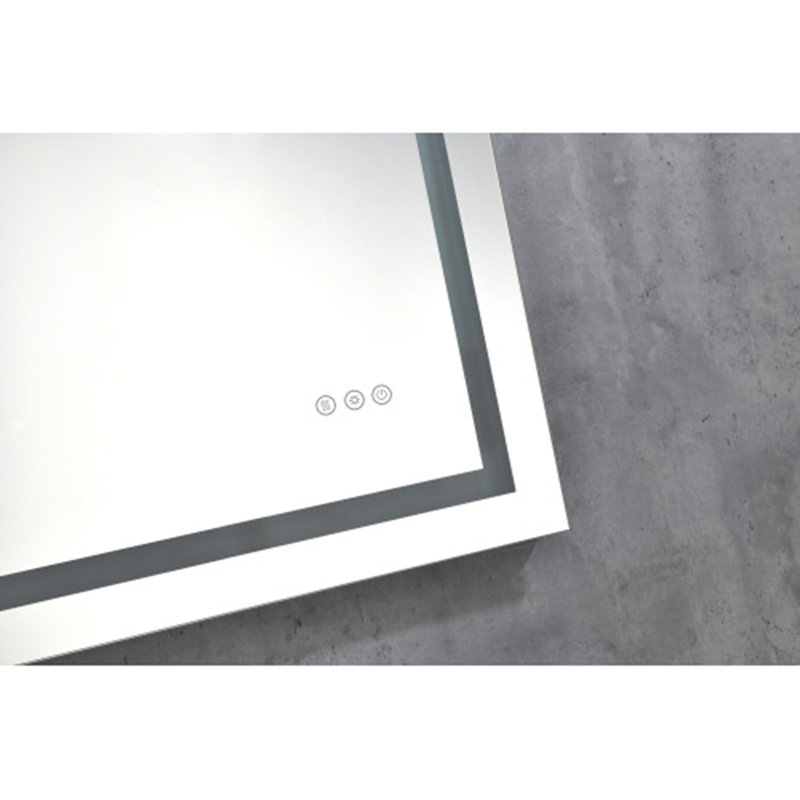 Miroir de salle de bain polyvalent à DEL avec fonctions avancées pour une expérience améliorée, 28 po x 40 po