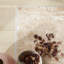 Abstract Peach Washable/Stain Guarded Area Rug -1128158811