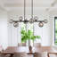 Luminaire globe en verre noir