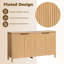 55"W  Storage Sideboard Cabinet with Adjustable Shelves