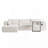 Versatile Modular Sofa with Free Side Table and Pillows for Living Room-905906327