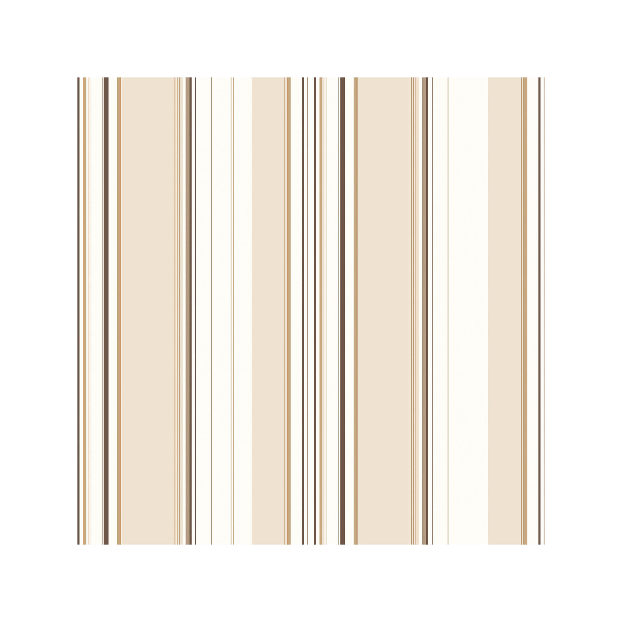 Kitchen Recipes Multi-Stripe Design 32.8' L x 21" W Wallpaper Roll, Brown