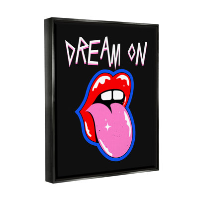 Dream On with Music Symbol Floater Frame by House of Lulu