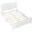 Solid Wood Platform Bed with Support Slats, Strong and Stable Bed Frame, No Box Spring Needed-47441524-47441531