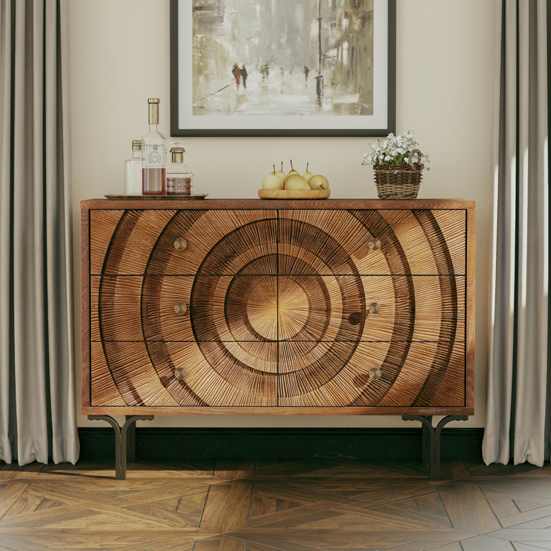Commode 6 tiroirs Farland Rustic