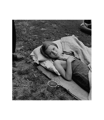 Enfant migrant malade-reproduction de photo