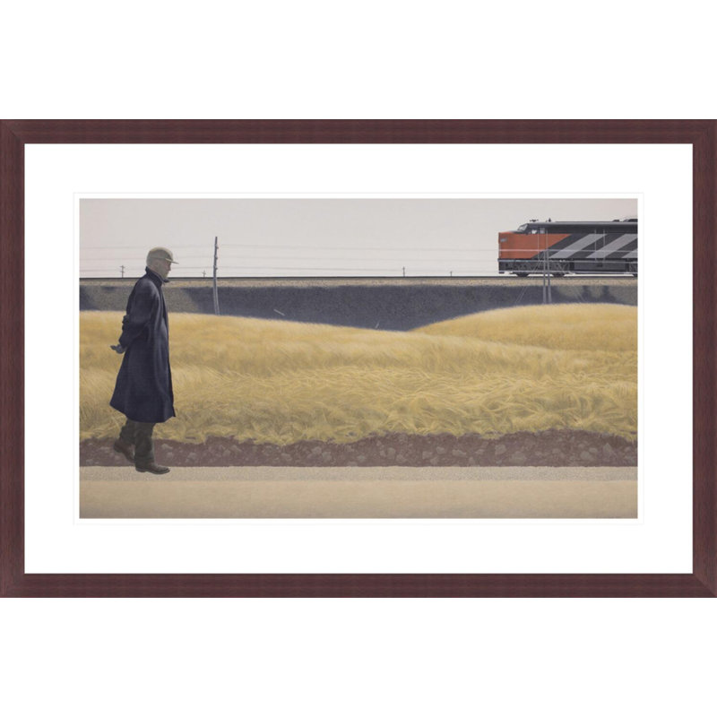 « Ocean » d’Alex Colville – Reproduction giclée encadrée, H 19,7 po x l 29,5 po