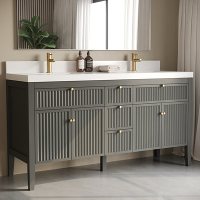 Ensemble de meuble-lavabo simple 63 po Reyan