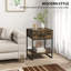 45 cm W Steel Bedside Table