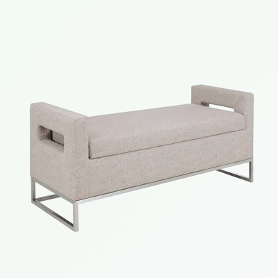 Brixten Polyester Blend Upholstered Storage Bench -  Orren Ellis, 6368FFA7F3BA4812B101C05CB748FC8D