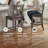 Wasdale Upholstered Counter Stool with Solid Wood Frame-1546979136