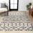 Bousquet Moroccan Beni Souk Cream/Black Rug-1921047190
