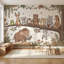 Papier peint animaux, décoration murale fantaisiste-86302687-86302686