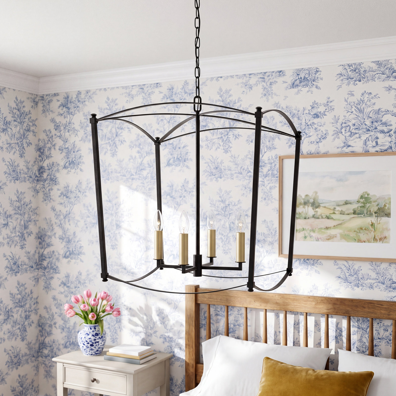 Olive 5-Light Chandelier, Smith Steel