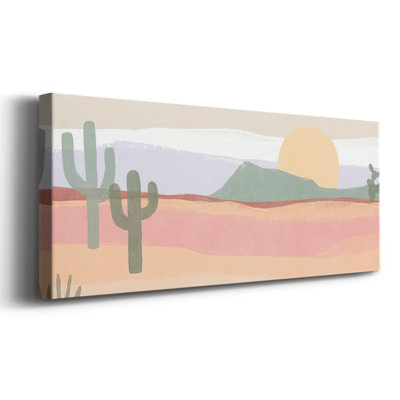 Plateau de cactus I sur toile