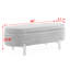 Banc repose-pieds avec rangement en bois d'hévéa Pepo | Siège de hall d'entrée moderne et peu encombrant-106633406-117205062