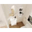 Meuble-lavabo autoportant de 23 po avec lavabo et support de rangement, portes à fermeture douce-126202332